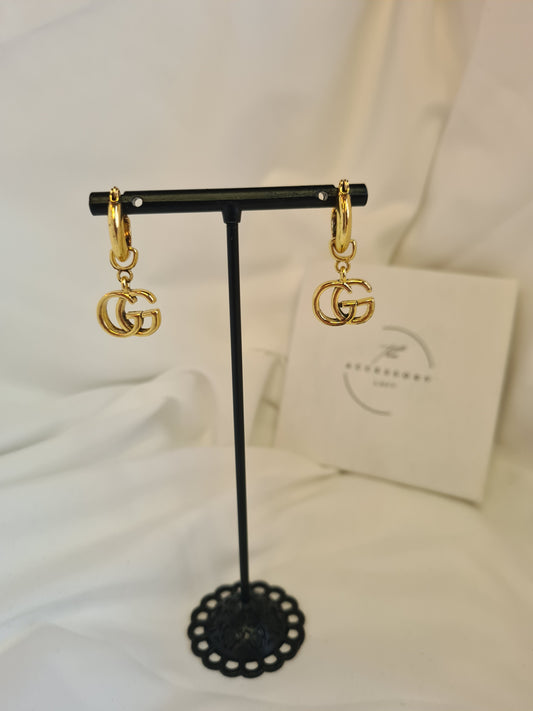 Deborah letter earrings