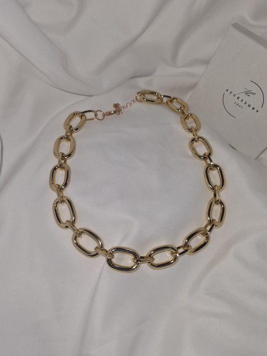 Fallon Chunky gold necklace