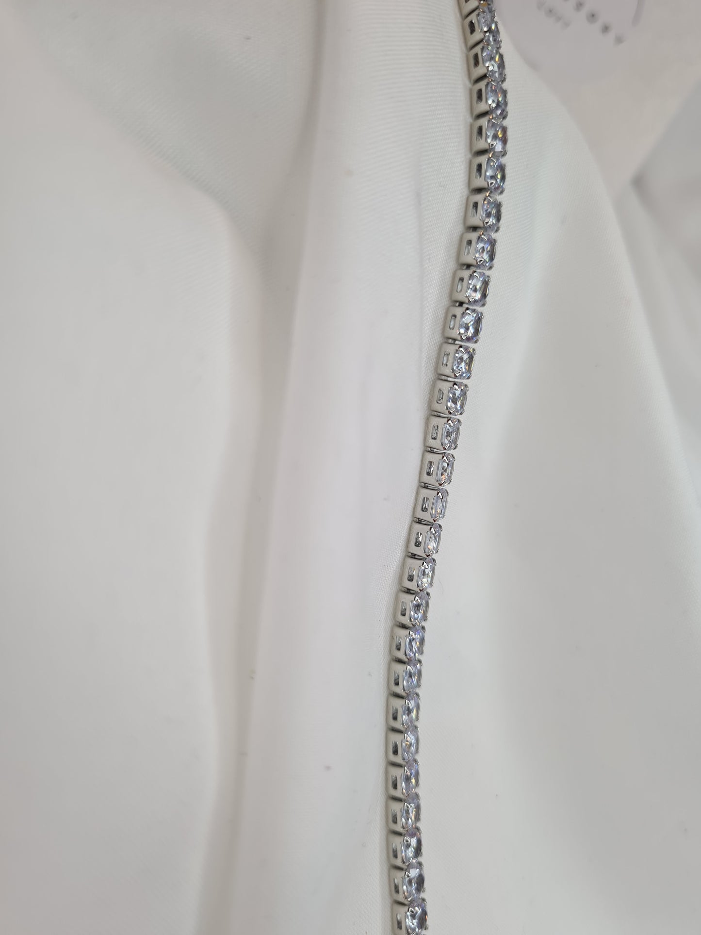 Gemma Silver Tennis Bracelet