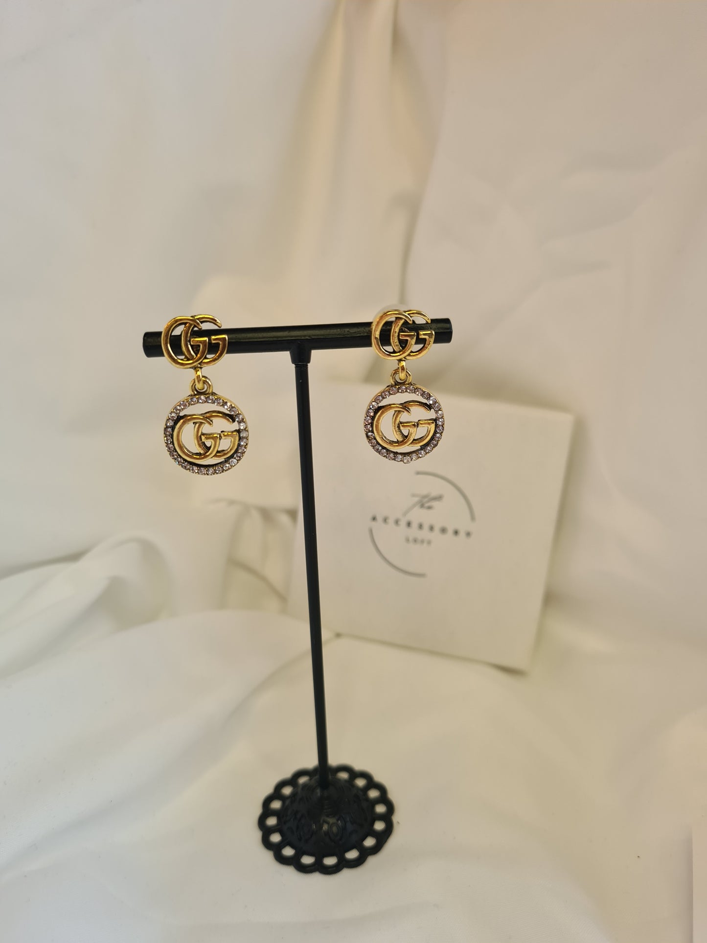 Gigi Gold letter earrings