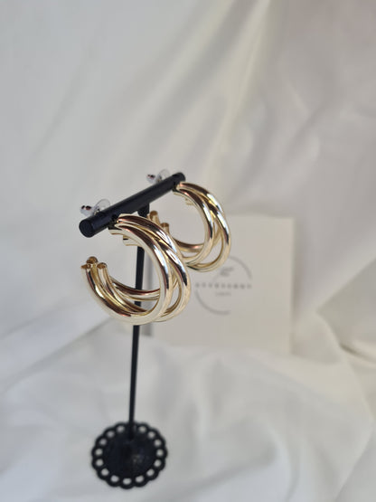 Lola Gold Hoop Earrings