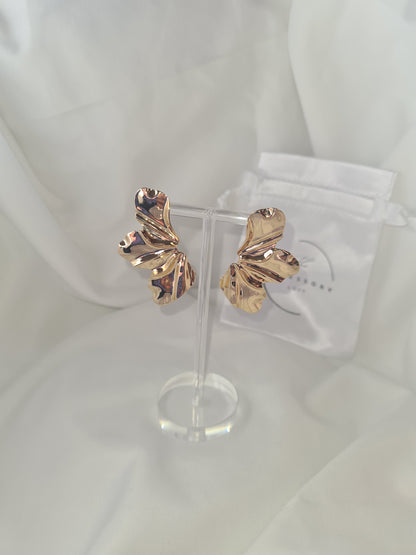 Maura Gold Foral Earrings