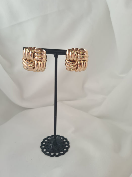 Susie Chunky gold earrings