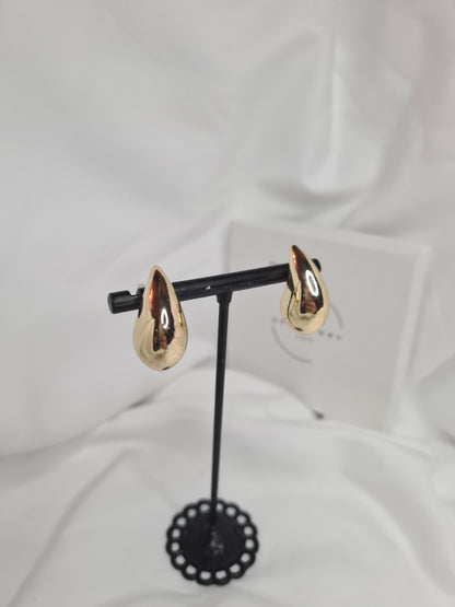 Toni Gold Water Drop Earrings Small