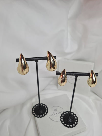 Toni Gold Water Drop Earrings Small