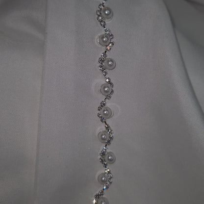 Sadie Pearl and Diamond Bracelet