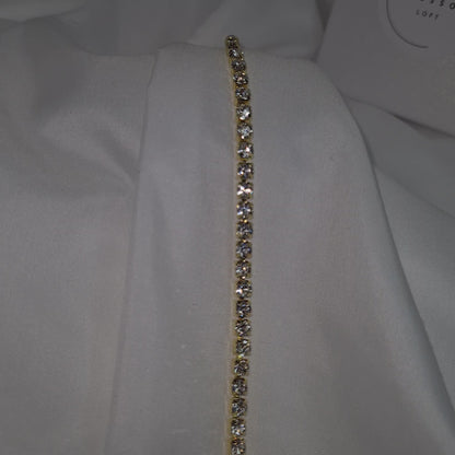 Isabella Gold Tennis Bracelet