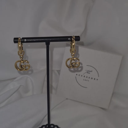 Deborah letter earrings